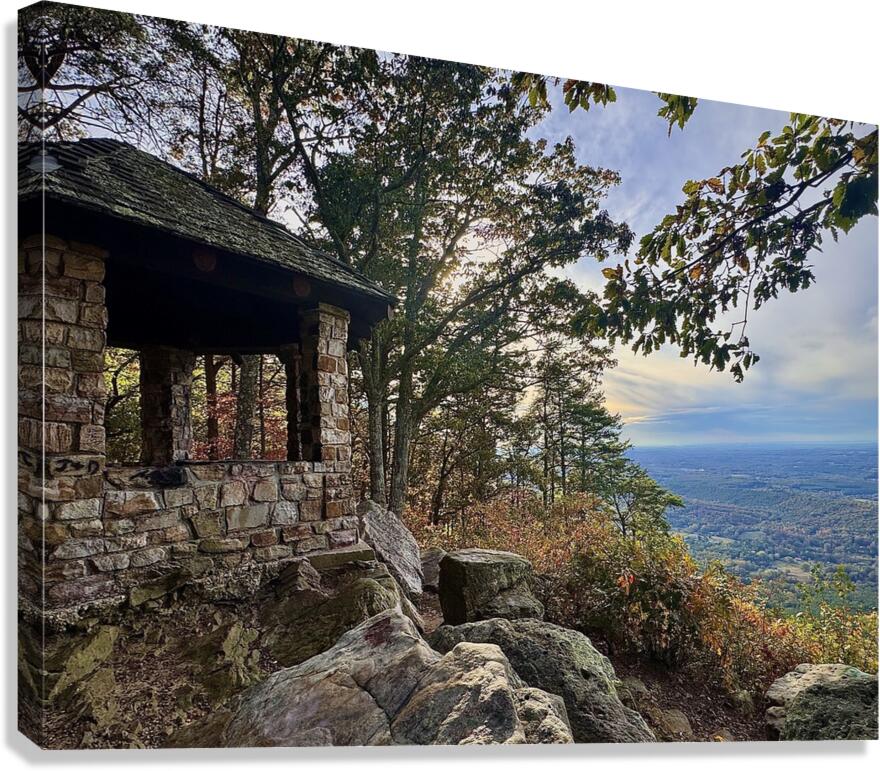 Benton falls overlook Canvas Print