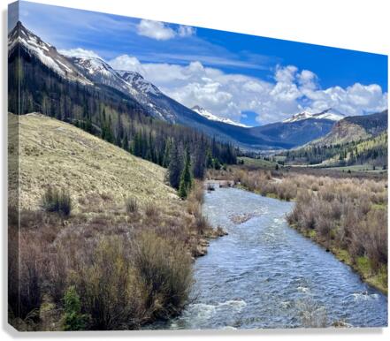 Brewster Park River  Canvas Print