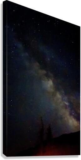Night by the fire  Canvas Print