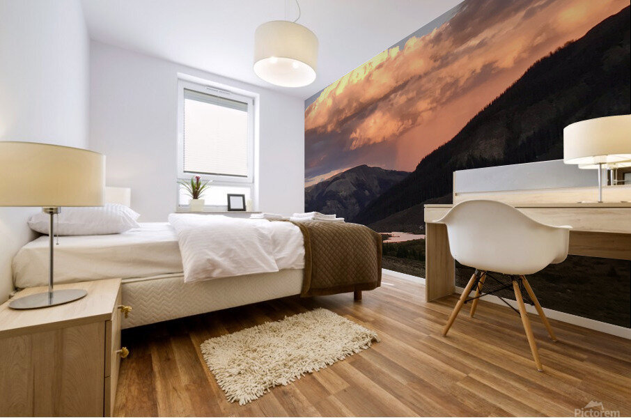 Sunset Storm Mural print