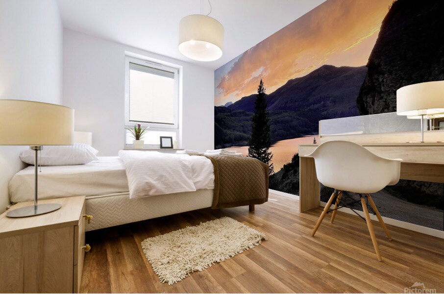 Fire Lake  Mural print