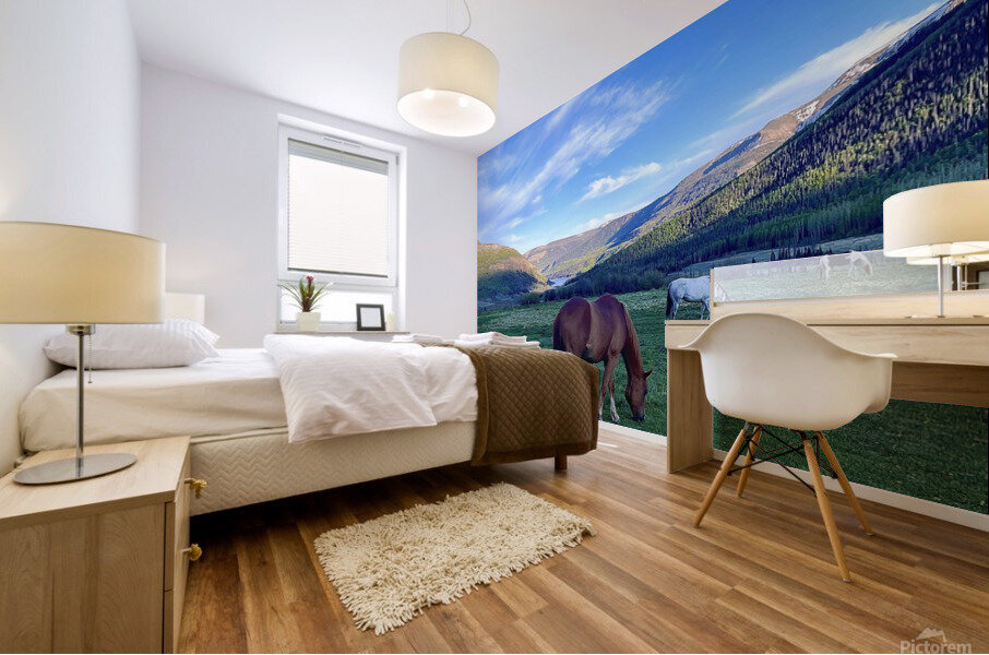  Peaceful Grazing  Mural print