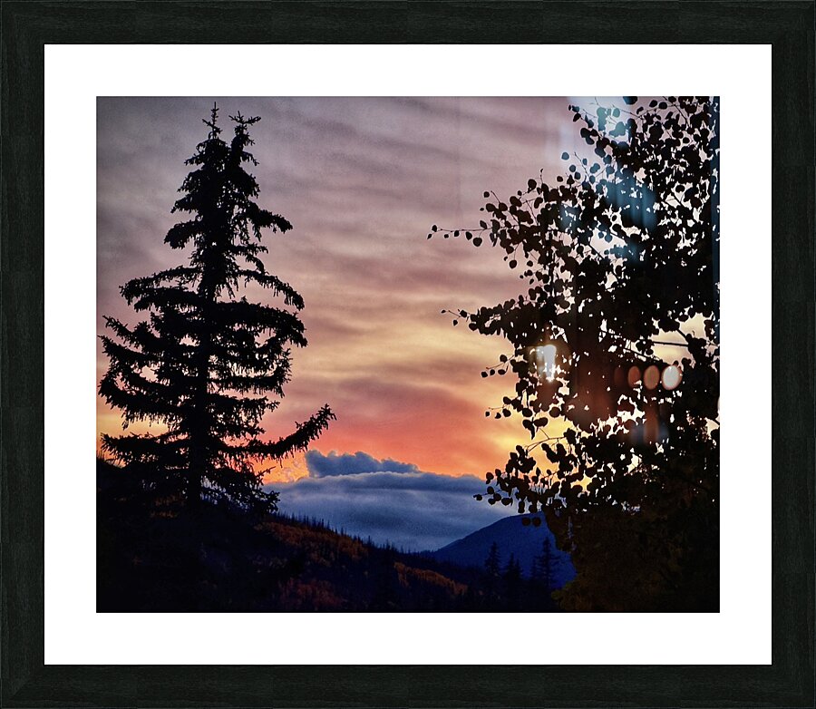 Cloudy Gap Picture Frame print