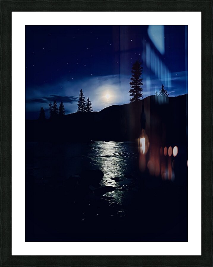 Moon river Picture Frame print