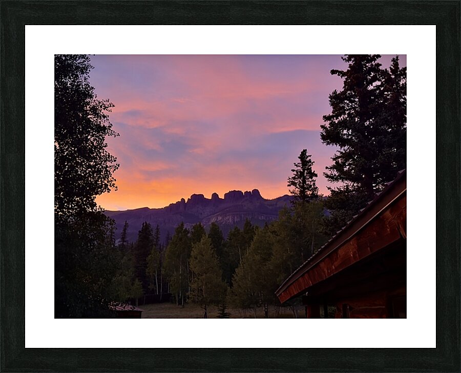 Sunset magic Picture Frame print