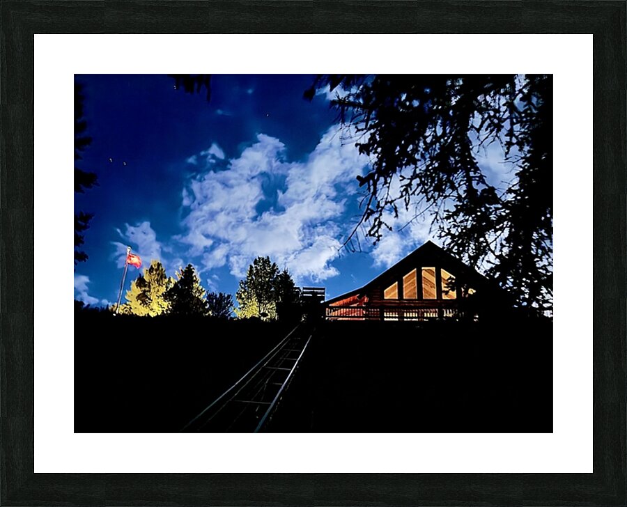 The ride up Picture Frame print
