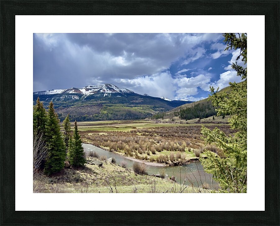 Getting ready to fish Picture Frame print