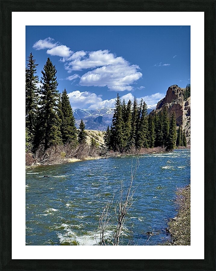 River View Picture Frame print