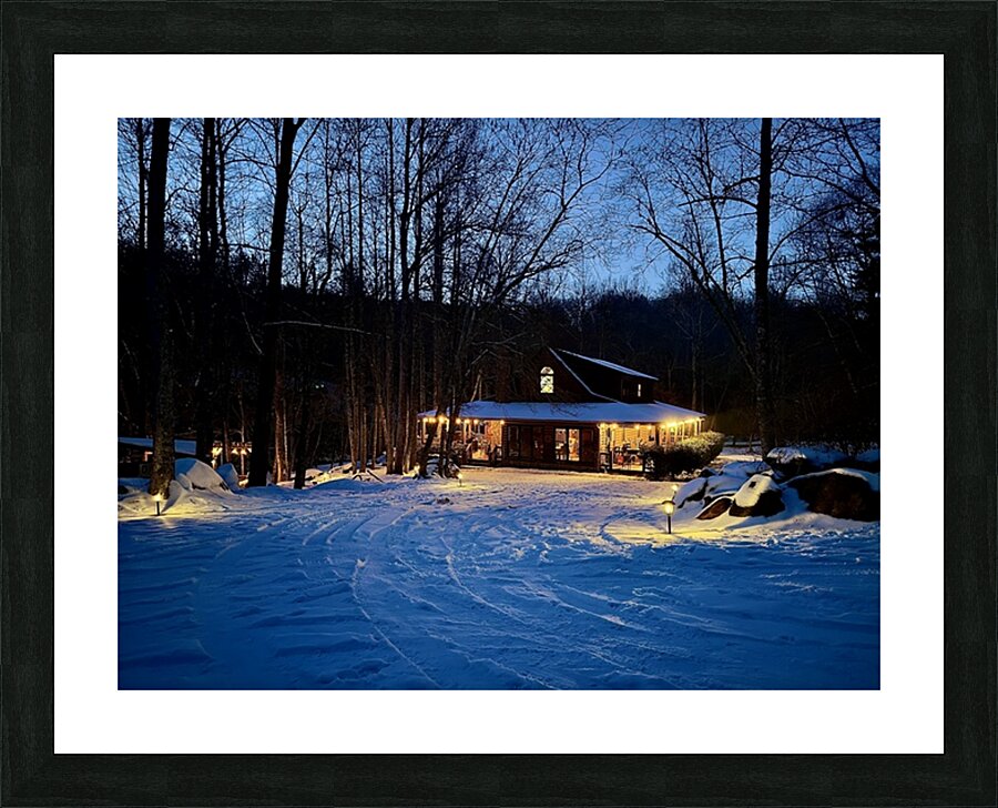 Winter welcome Picture Frame print