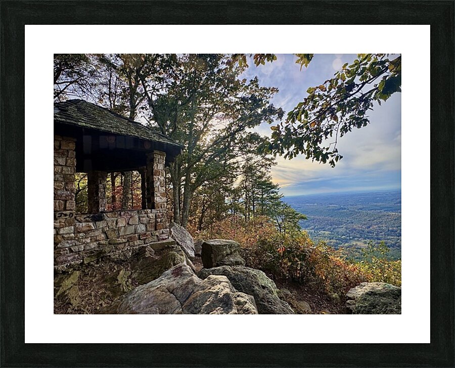 Benton falls overlook Picture Frame print