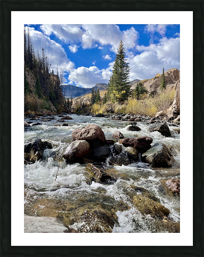 Gurgling stream  Picture Frame print