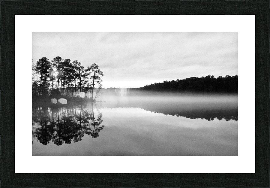 Foggy Reflections Picture Frame print