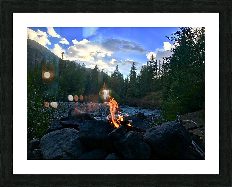Peaceful camp Picture Frame print