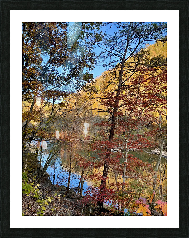 Fall on the Ocoee Picture Frame print