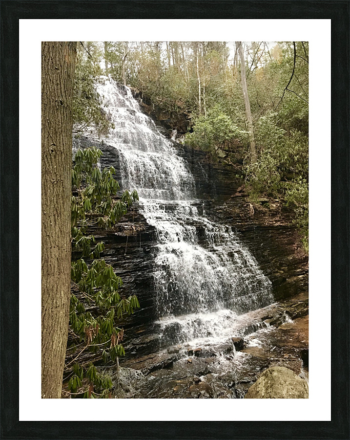 Benton Trail Falls Picture Frame print