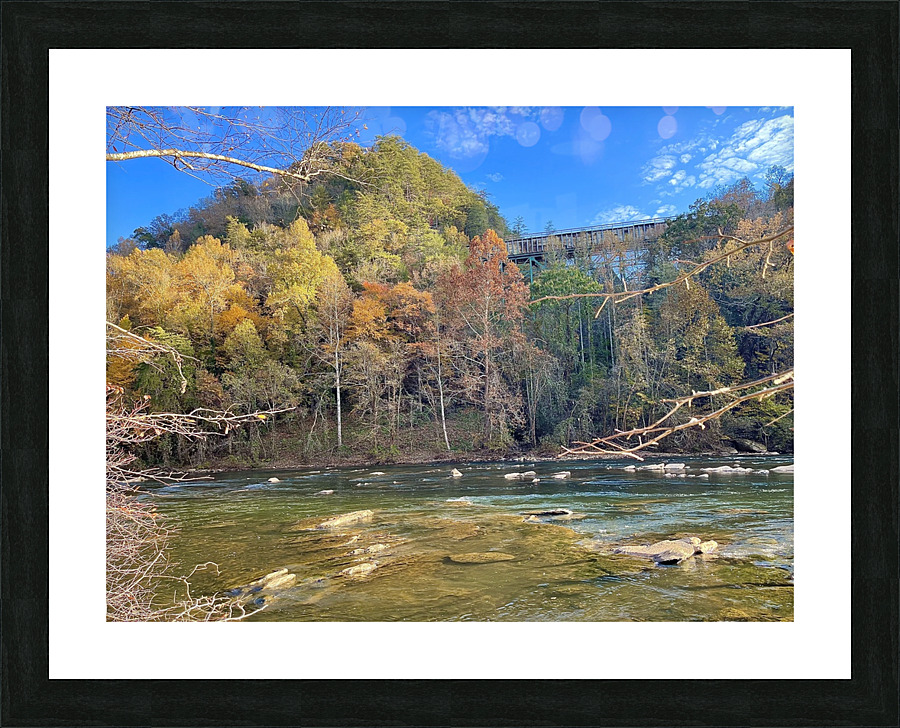 Railroad Bridge Picture Frame print