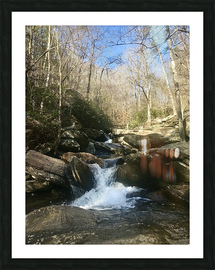 Go Forth Creek Picture Frame print