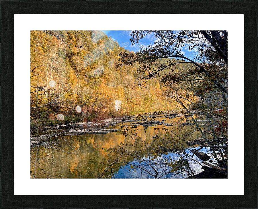 Ocoee River Fall Day Picture Frame print