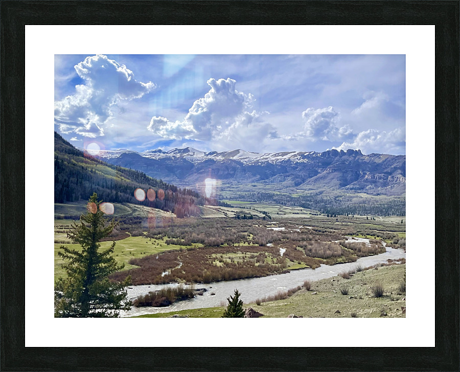 Cold Spring day  Picture Frame print