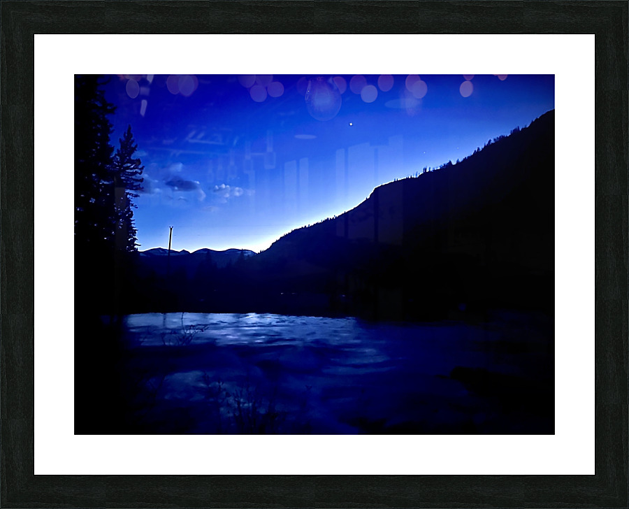 Night Blues  Picture Frame print