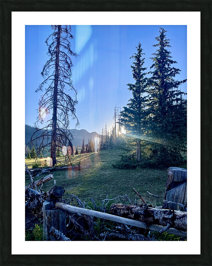 Waiting on Sunset  Picture Frame print