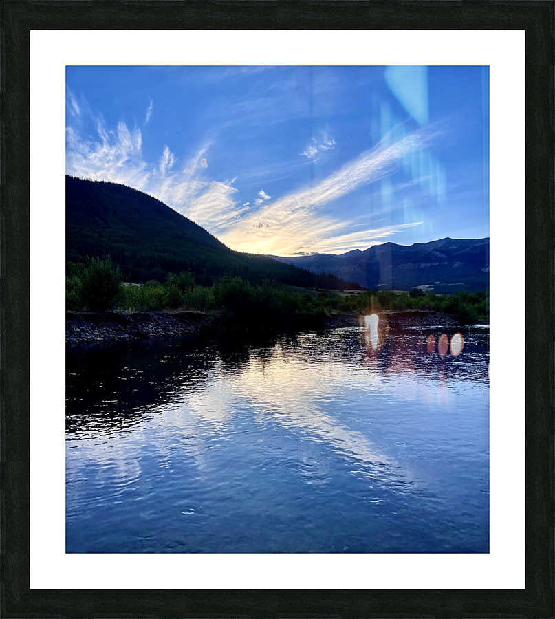 Reflected peace Picture Frame print