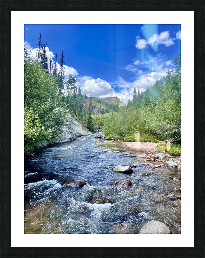 Pole creek Too Picture Frame print