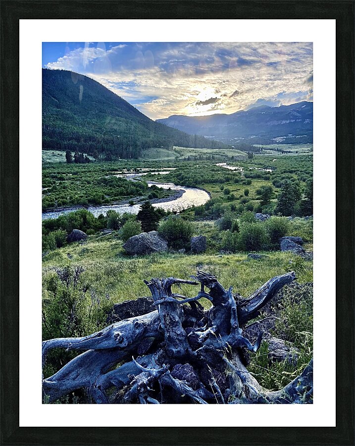Sunset over the Rio Picture Frame print