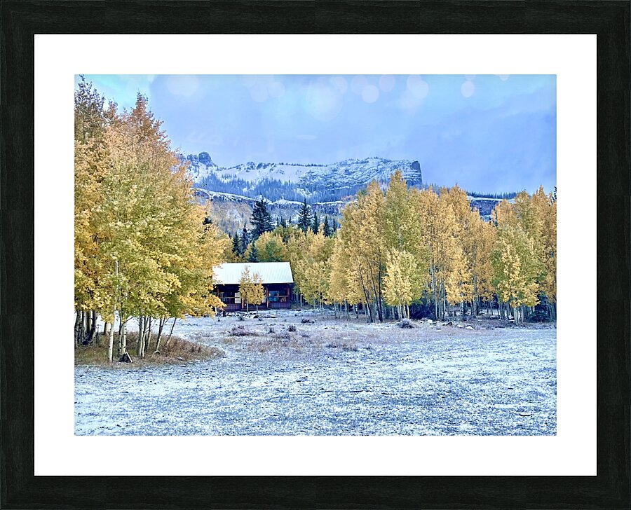 Fire and Ice Picture Frame print