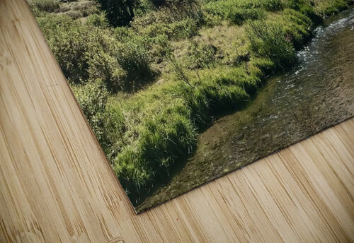 Snow capped valley stream Dick Davis puzzle