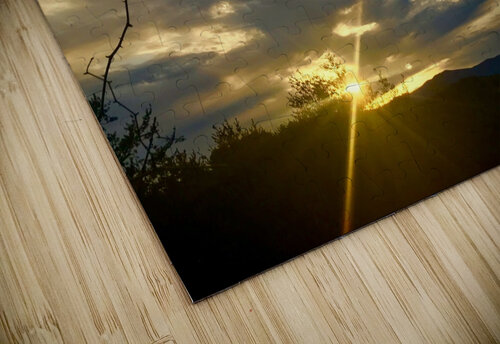 Sunset at the cemetery Dick Davis puzzle
