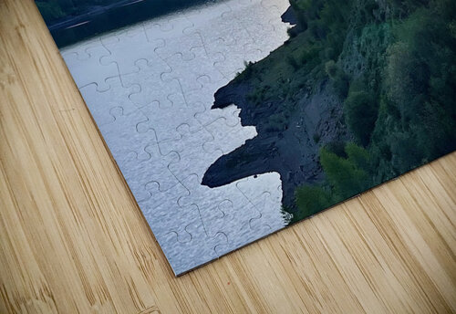 Sunset over the lake Dick Davis puzzle