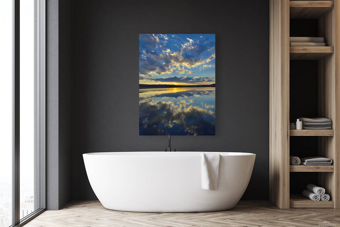 Sunset reflections Reproduction
