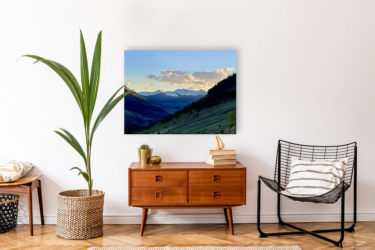 Valley sunset Reproduction
