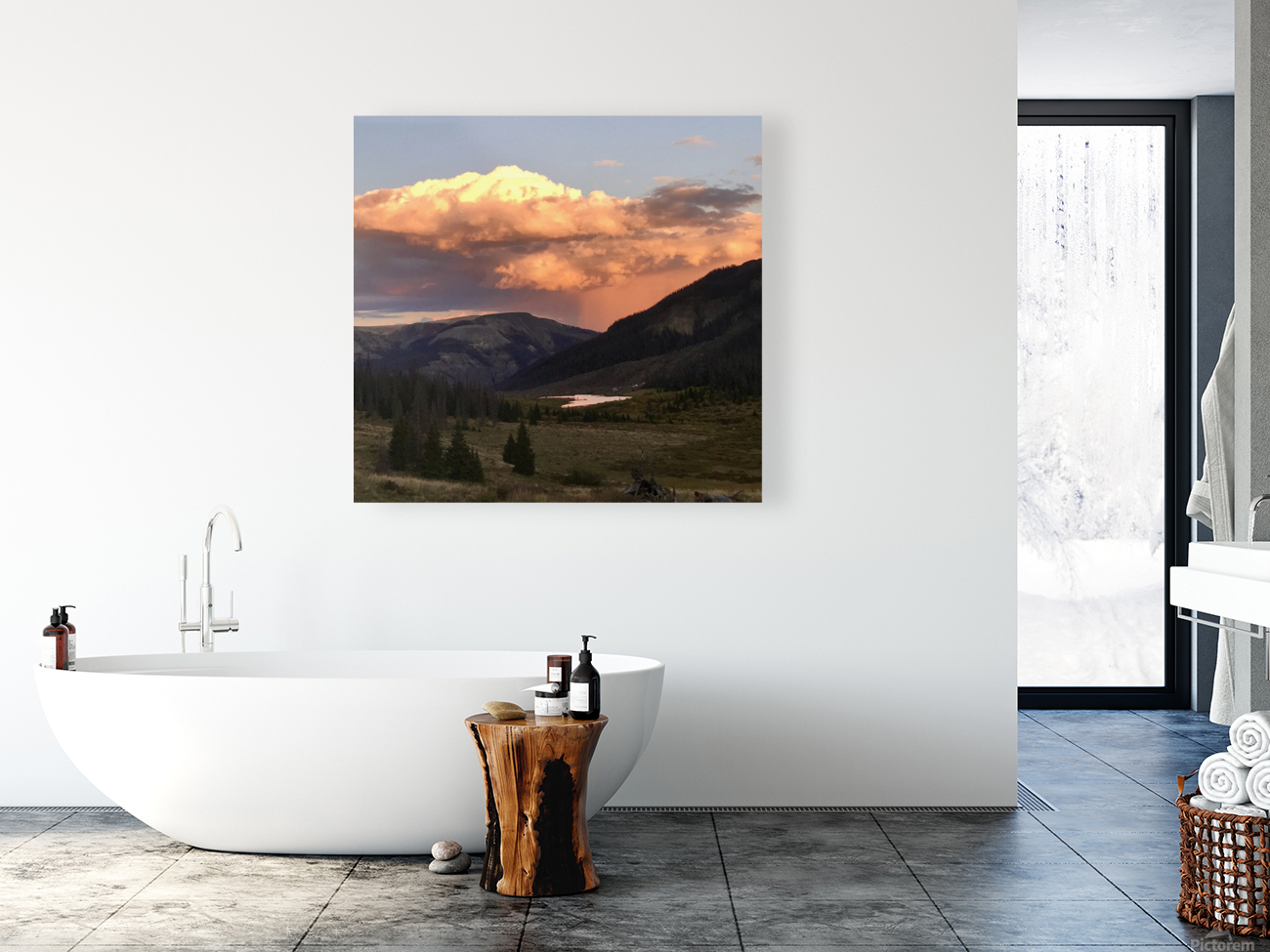 Sunset Storm Reproduction