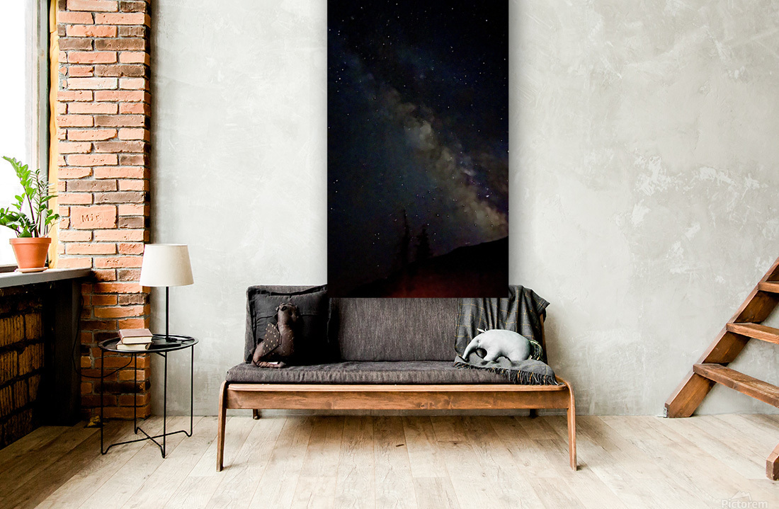 Night by the fire  Reproduction