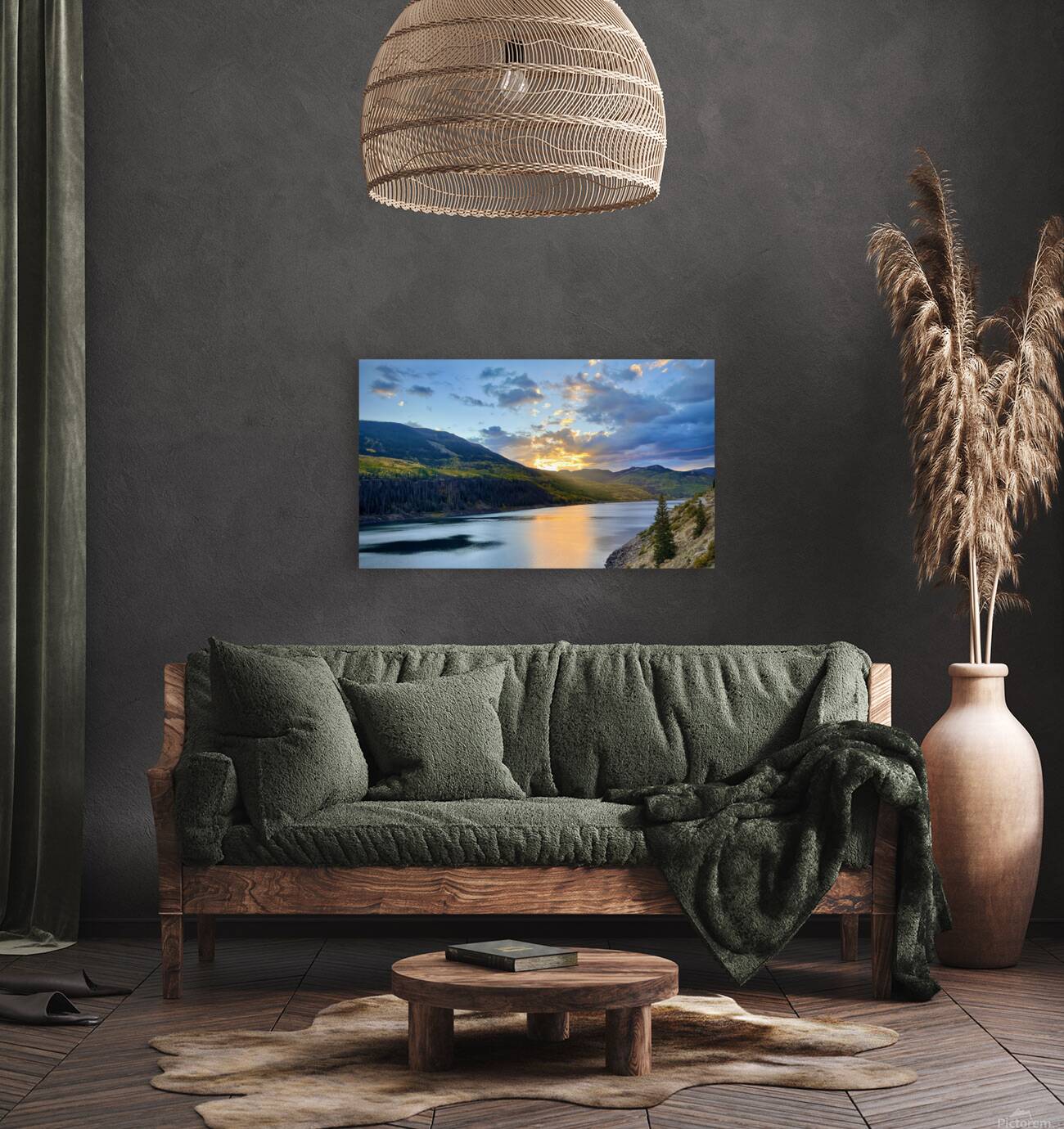 Reservoir Sunset Reproduction