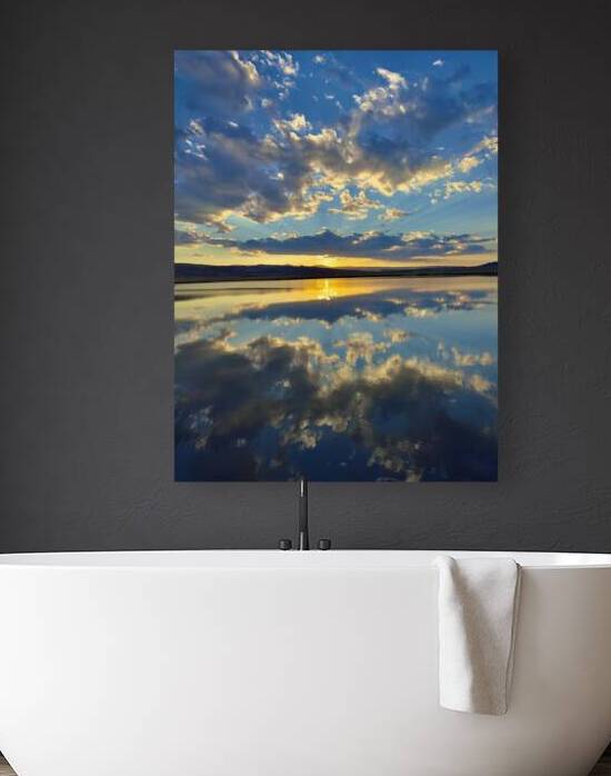 Sunset reflections Reproduction