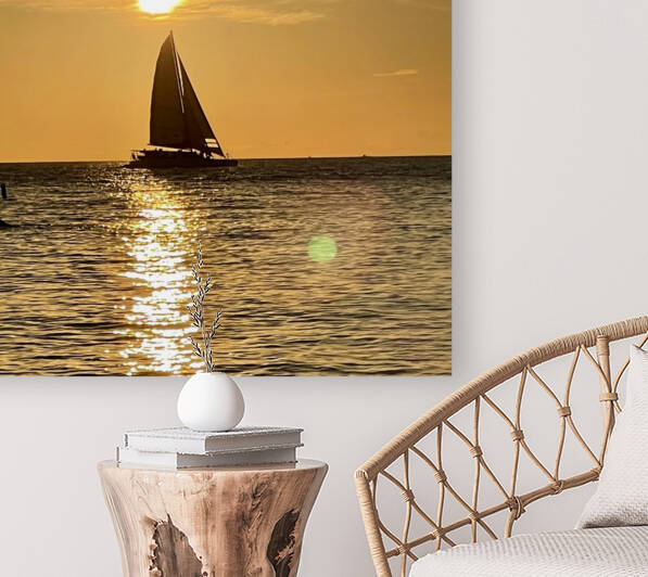 Sailing into the sun Reproduction