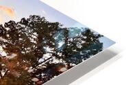 Sunset at th cemetery  HD Metal print