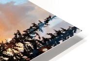 High Mountain Camp Sunset  HD Metal print