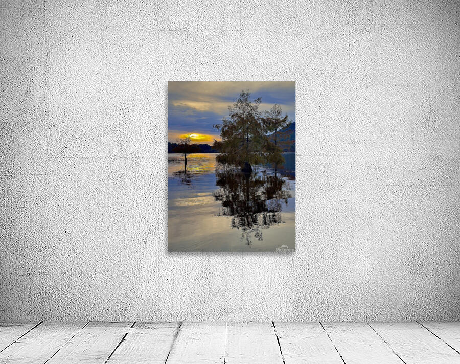 Lake ocoee sunset  Wall Preview