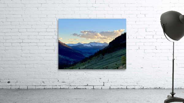 Valley sunset Wall Preview