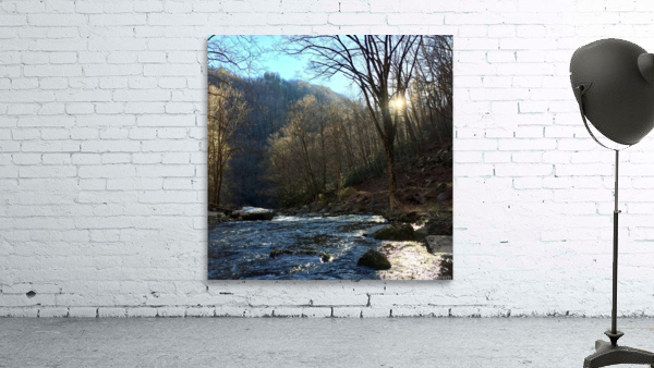 Fires creek sunset Wall Preview