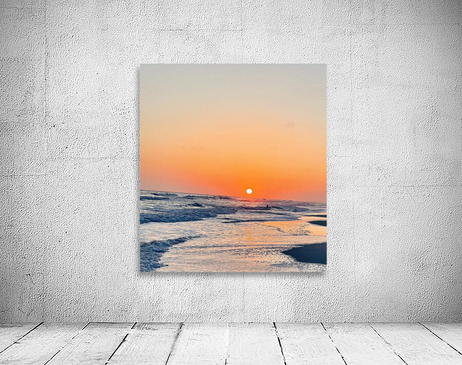 Seaside sunset Wall Preview