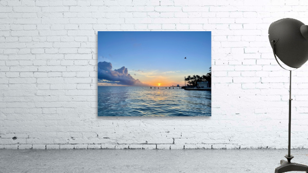 Key west pier sunset Wall Preview