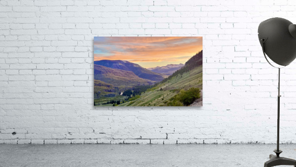 Watercolor Sunset Wall Preview