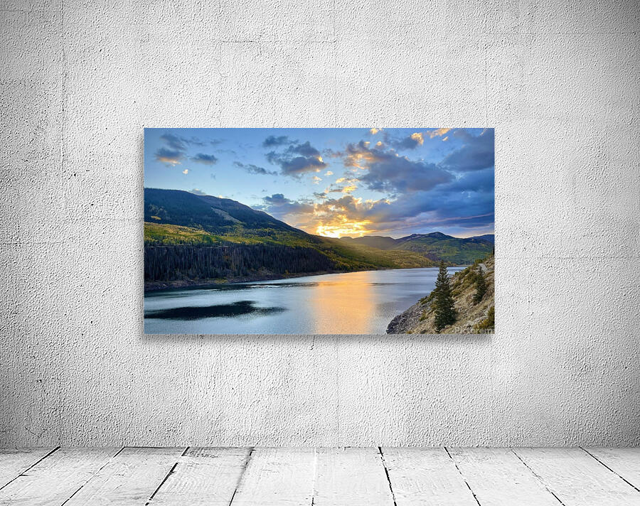 Reservoir Sunset Wall Preview