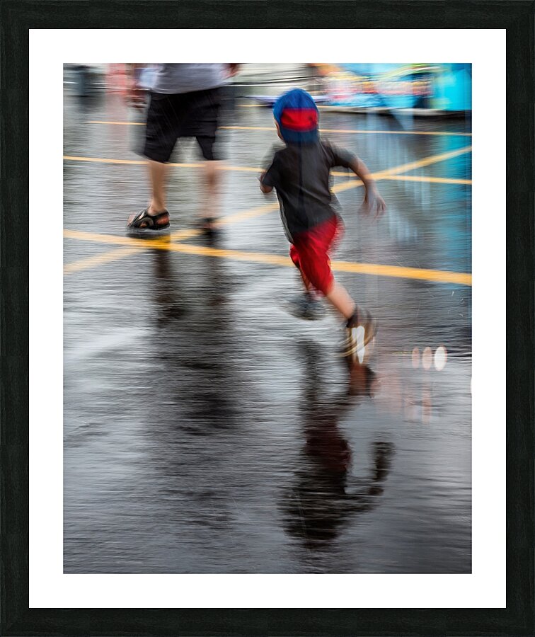 Raining again Picture Frame print