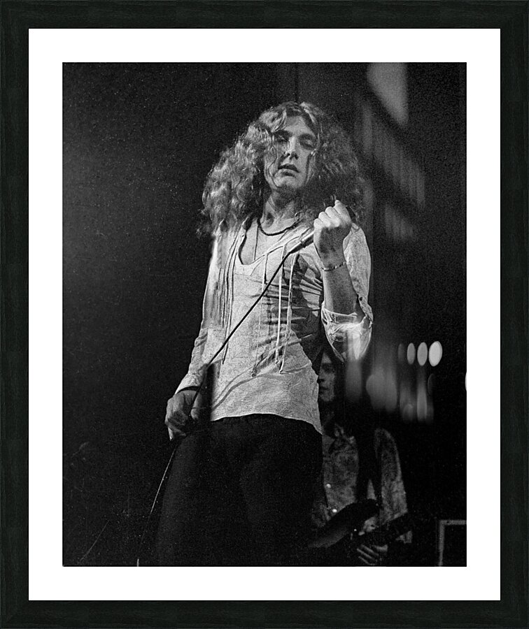 Robert Plant Picture Frame print